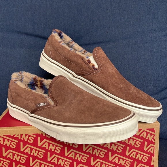 Vans Classic Slip-On Sherpa Rain Drum / Marshmallow WMNS - Picture 5 of 16